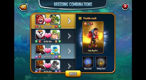 monster legends breeding chart 2024.